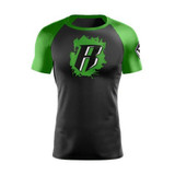 Revgear Youth Short Sleeve Compression Rash Guard for BJJ & MMA Green