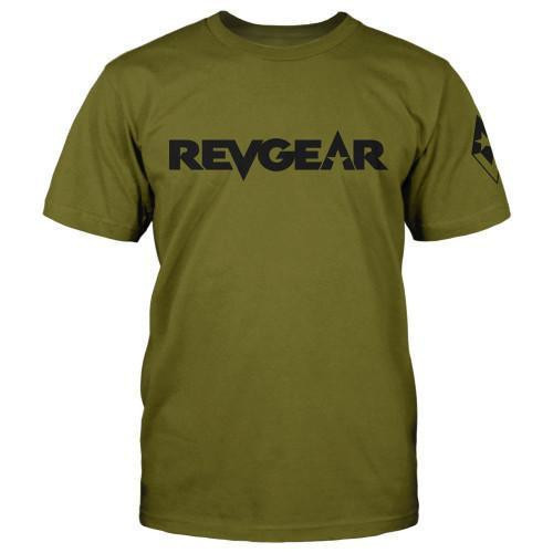 Revgear Diamond Tee | Premium Athletic Fit Training Shirt Army Green