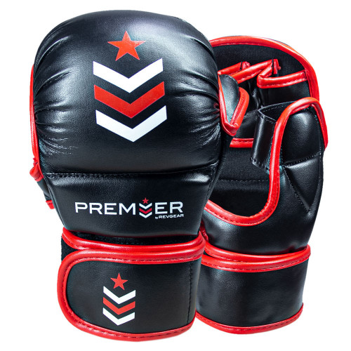 premier Premier Deluxe MMA Training Glove - Black/Red 