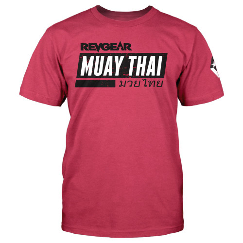 revgear TR Muay Thai Tee - Cardinal Red 