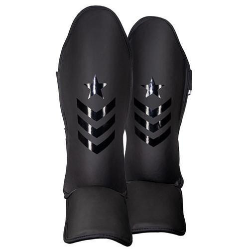 Premier  Deluxe Shin Guards Black/Black