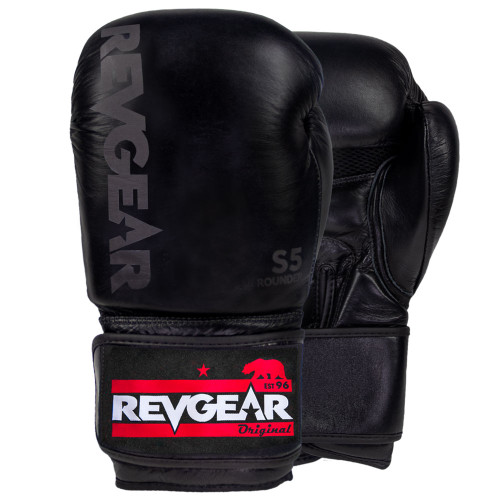 S5 All Rounder Boxing Gloves - Black/Black