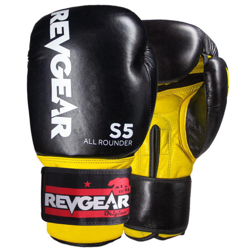 revgear S5 Boxing Gloves - Black Series 