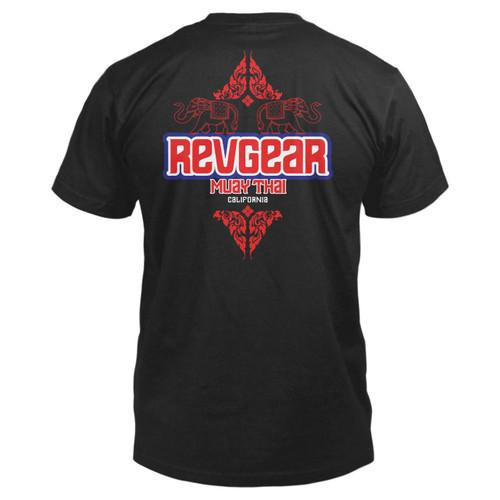 Revgear Muay Thai Training Tee | Lightweight & Flexible Combat Sports Apparel Black