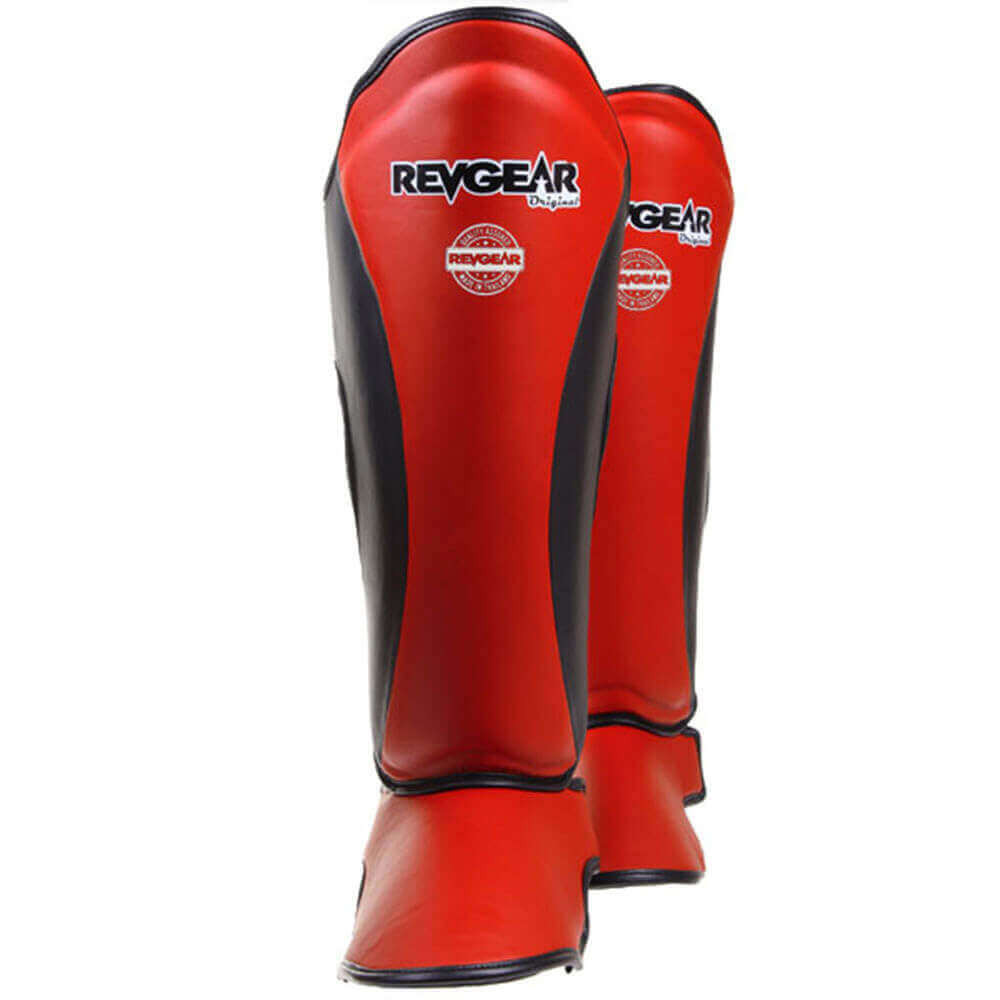 Image of Revgear Original Thai Shin Guards - Red