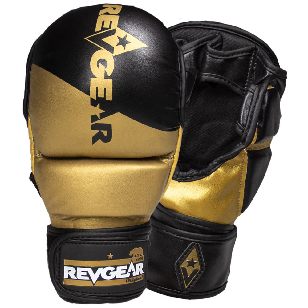 Image of Pinnacle P4 MMA Training and Sparring Glove - Black/Gold