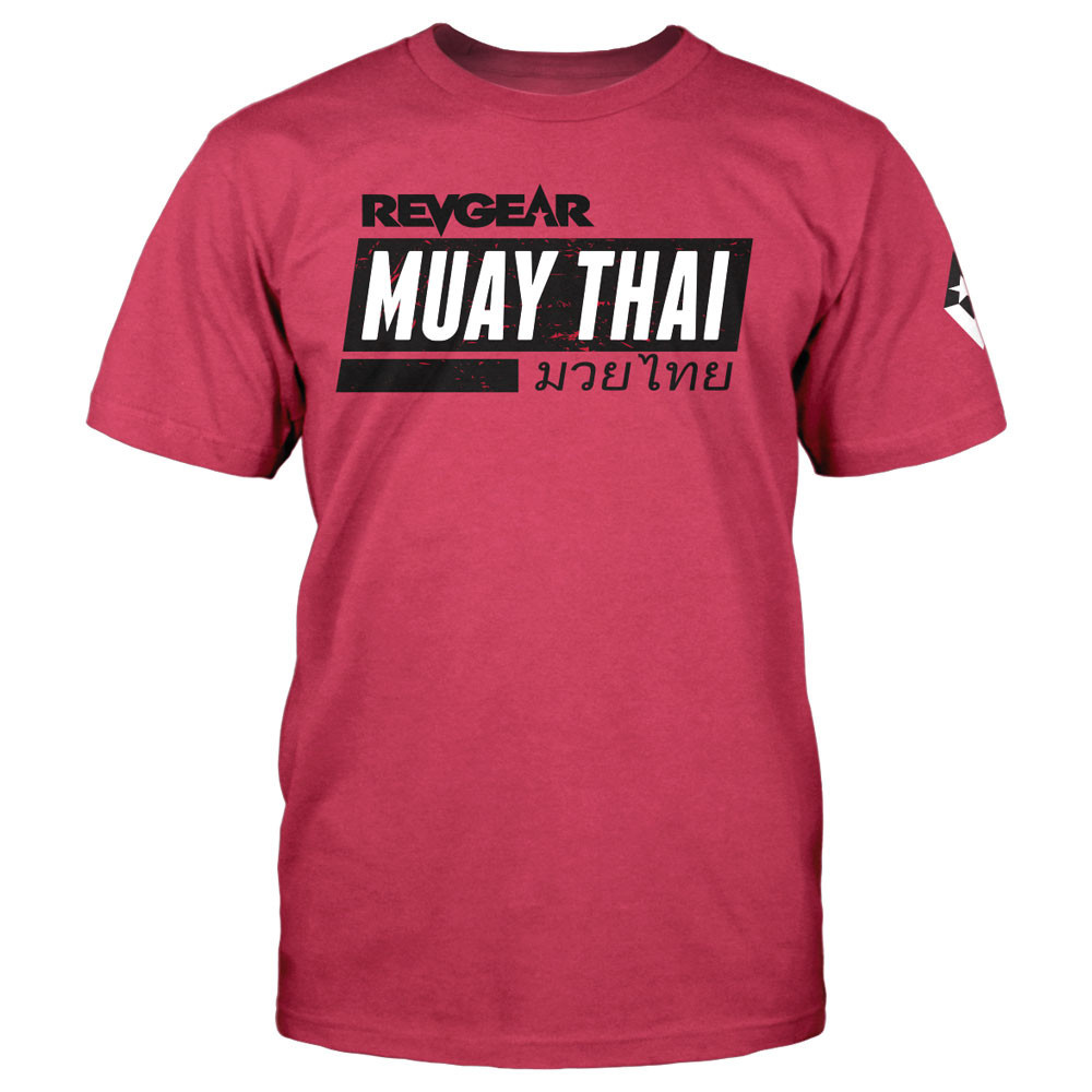 Image of TR Muay Thai Tee - Cardinal