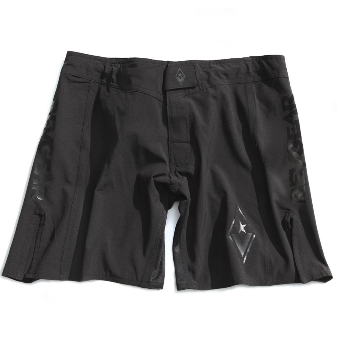 Image of Stealth Hybrid MMA Shorts - Black/Black