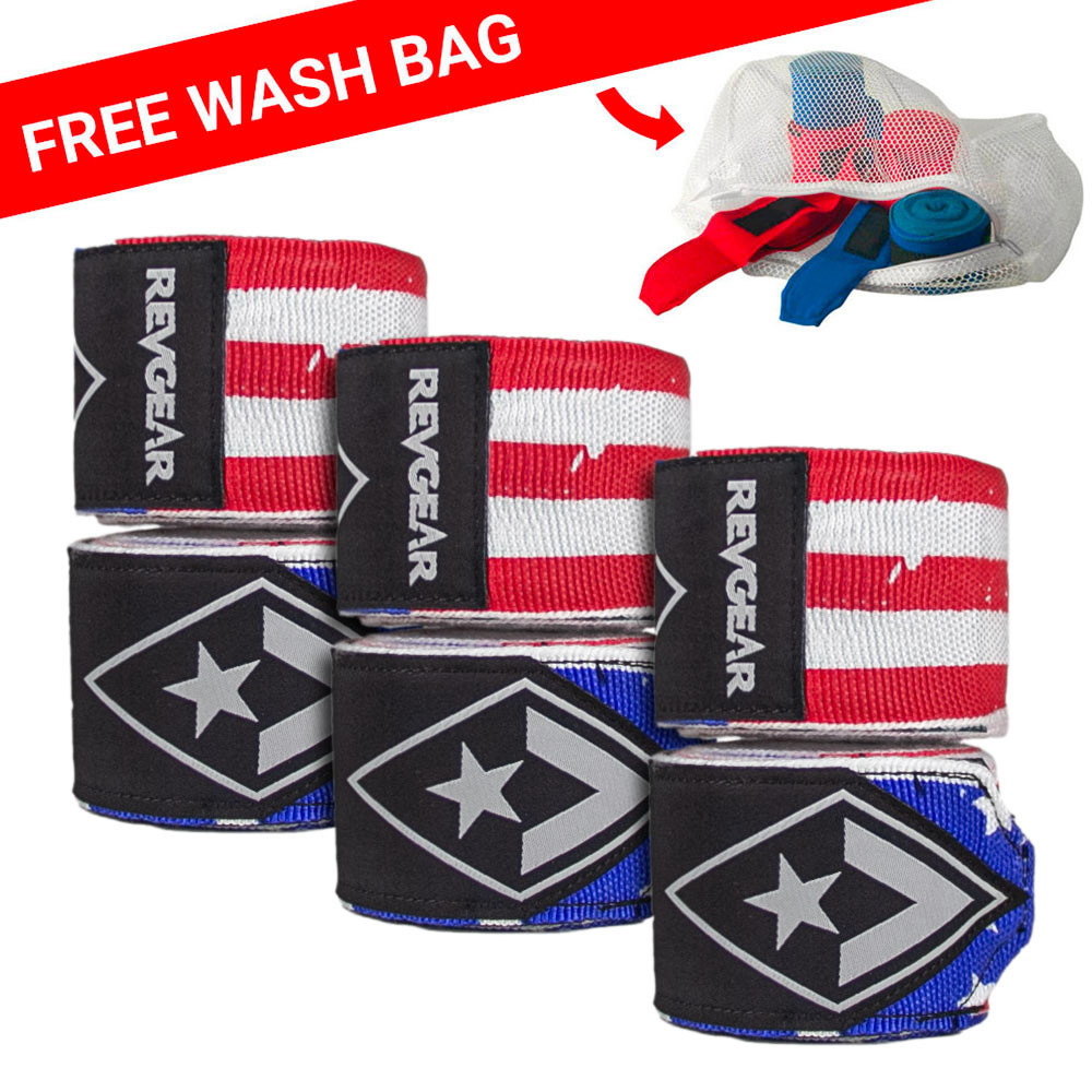Image of Hand Wrap 180" - 3 Pack Bundle with Free Wash Bag - USA