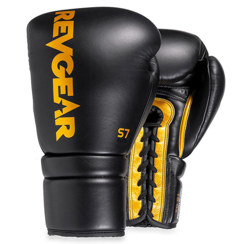 Revgear S7 Leather Sparring Gloves - Lace Up
