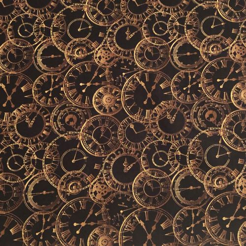 Roll End - Craft Cotton Company - Clock/Watch Faces on Black