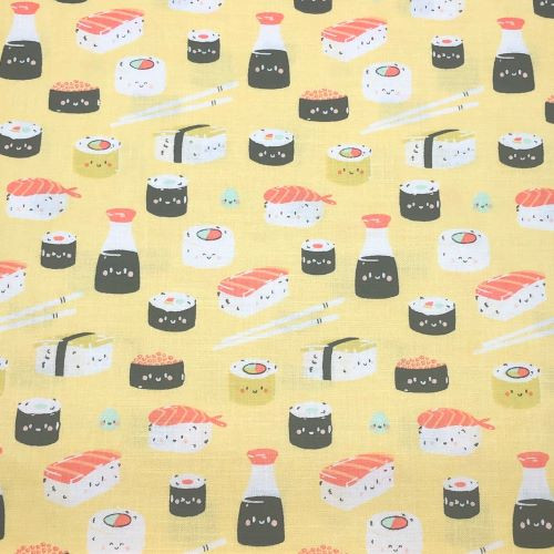 Camelot Fabrics - On A Roll - 100% cotton fabric - Close Up