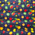 Rose and Hubble Fruit on Navy - 100% Cotton Poplin - Draped