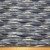 Rose and Hubble Grey and Blue Sea Waves - 100% Cotton Poplin - Scale