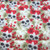 Rose and Hubble Skulls and Florals on Ivory - 100% Cotton Poplin - Draped
