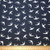 Rose and Hubble Swallows on Navy - 100% Cotton Poplin - Scale