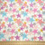 Layered multicolour stars digital print  - 100% cotton fabric extra wide - Scale