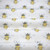Rose and Hubble - 100% Cotton Poplin - Bees on Ivory Draped