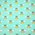 Rose and Hubble - 100% Cotton Poplin - Bees on Meadow Green Close Up