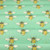 Rose and Hubble - 100% Cotton Poplin - Bees on Meadow Green Draped