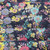 Rose and Hubble Multicolour Whimsical Florals on Navy - 100% Cotton Poplin - Draped