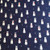 Rose and Hubble - 100% Cotton Poplin -  Fancy Cats on Navy Close Up