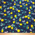 Rose and Hubble - 100% Cotton Poplin -  Lemons on Navy Close Up