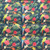 John Louden fabric. Parrots and Toucans - 100% cotton fabric extra wide - Draped