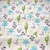 Cactus, Leaf and Palm Print - 100% cotton fabric - Draped