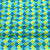 Geometric Multicolour Diamonds - 100% cotton fabric - Draped