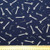 Sevenberry Spanners and Allen Keys on Navy - 100% cotton poplin fabric - Scale