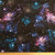 Robert Kaufman Stargazers Nightfall Starburst Digital Print - 100% cotton fabric - Scale