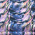 Marbled effect digital print  - 100% cotton fabric extra wide - Draped