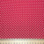 Rose and Hubble  Micro Polka Dots on Red - 100% Cotton Poplin - Scale
