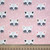 Dashwood Geo Forest Raccoons on Pink - 100% cotton fabric - Scale