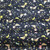Rose and Hubble Pastel Shooting Stars on Navy - 100% cotton poplin fabric - Draped