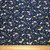 Rose and Hubble Pastel Shooting Stars on Navy - 100% cotton poplin fabric - Scale