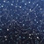 Rose and Hubble Constellations and Stars on Navy - 100% cotton poplin fabric - Close Up