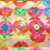 Three Wishes Rhythm and Hues Multicolour Records - 100% cotton fabric - Draped