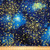 Robert Kaufman Stargazers Stratosphere Stars with Metallic Detail - 100% cotton fabric - Scale