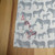78cm roll end - Rose and Hubble Zebras on Ivory Cotton Poplin