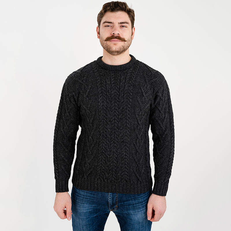 Irish Aran Crew Neck | Keilys.com