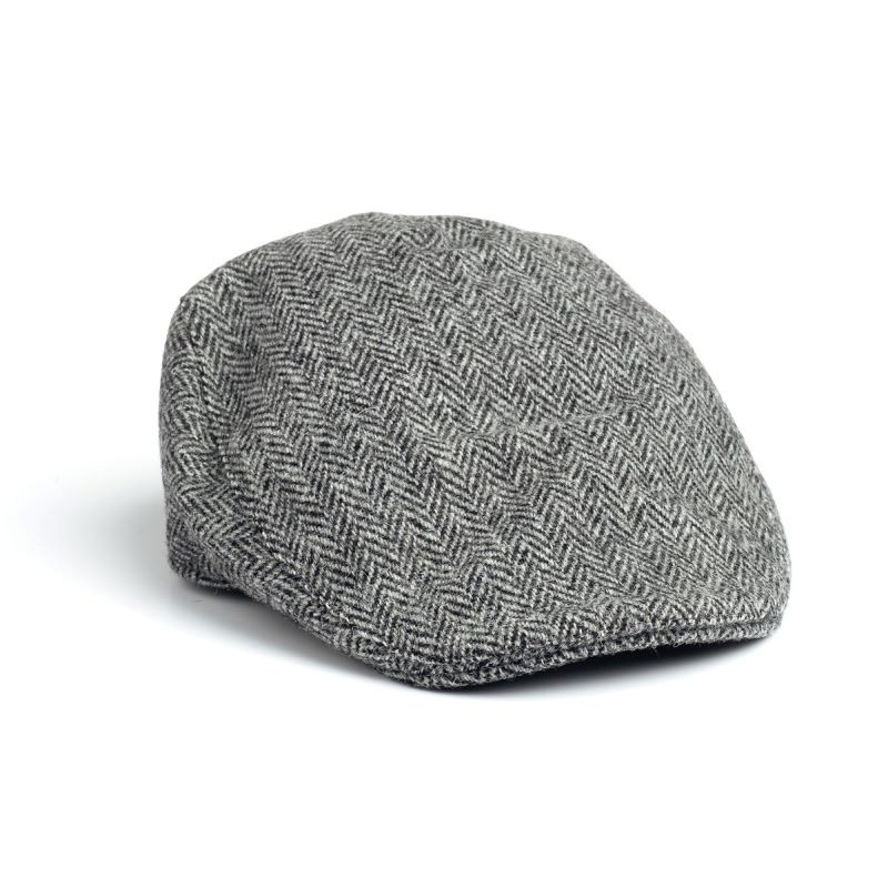 Hanna Hats Herringbone Donegal Touring Cap Tweed Keily's