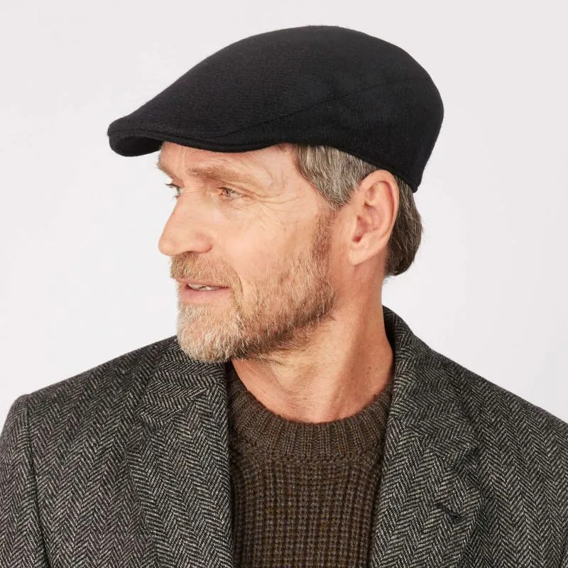 Hanna Hats Donegal Tweed Touring Cap Herringbone | Keily's