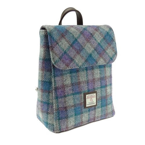 harris tweed tummel mini backpack Small but perfectly formed Stylish Backpack Tummel Turquoise Mini