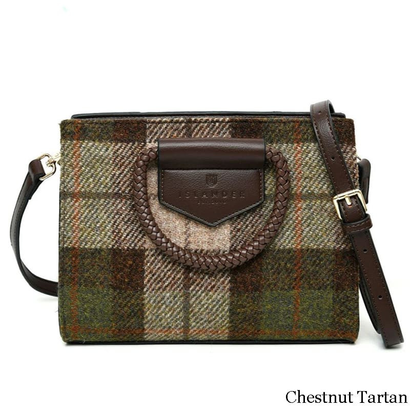 Islander Harris Tweed Vegan Leather Mini Tote Bag