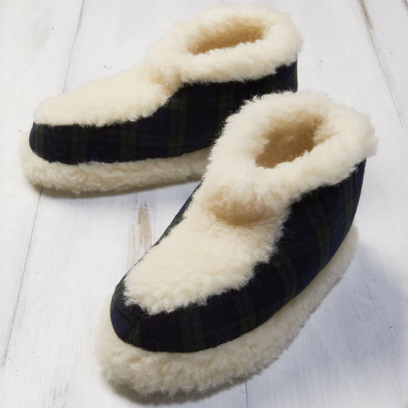 Men's Slippers Fleece Lined Slipper Boots Mens Slipper Boots