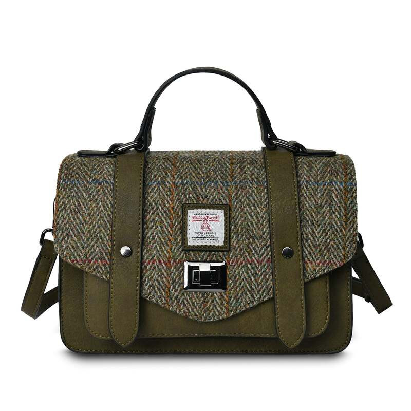 Islander Handcrafted Harris Tweed Large Satchel