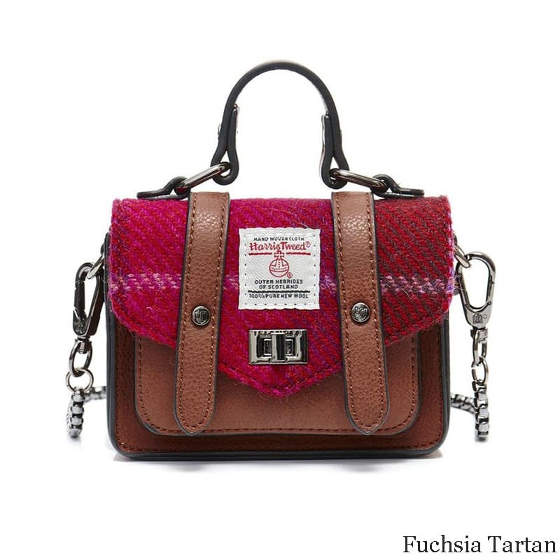 sugar cane・Harris Tweed コラボ　値下げ中 Islander Handwoven Harris Tweed Wee Satchel