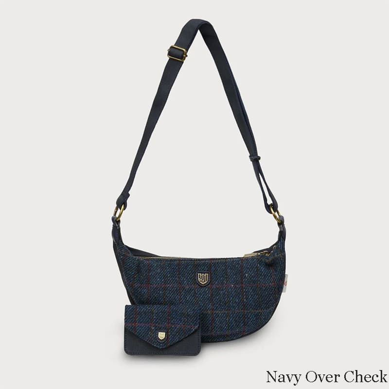 Harris Tweed ムータ ハンドバッグ ISL-8315NAVCKL00-Harris-Tweed-